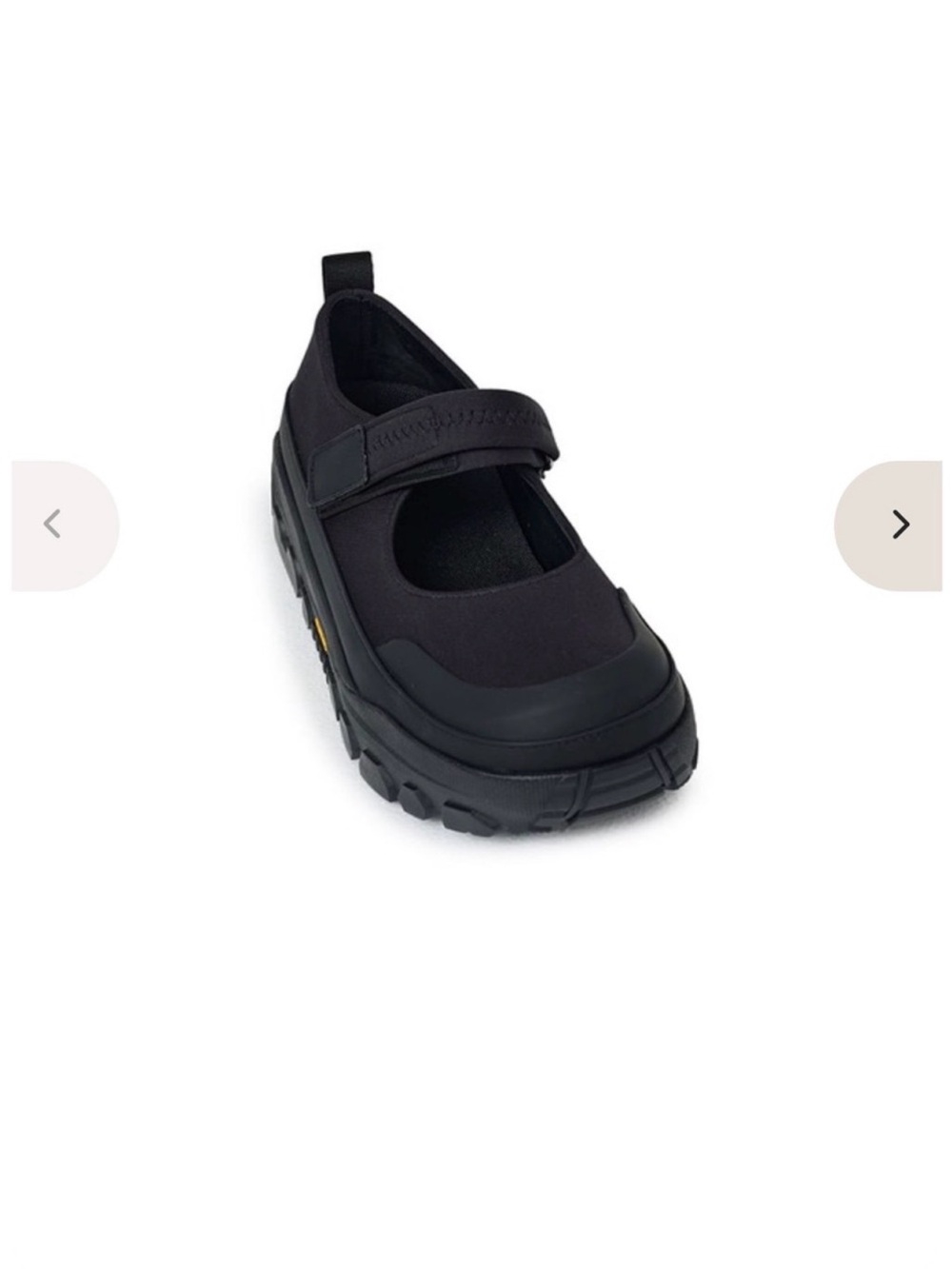 AMOMENTO Black Vibram Mary Jane Loafers. - Picture 8 of 16